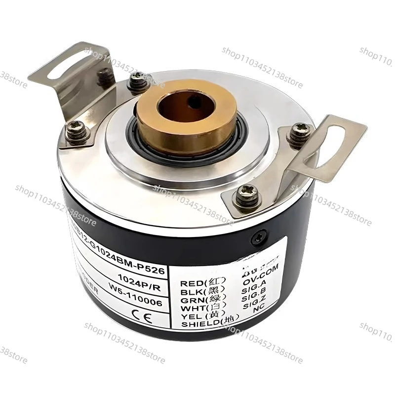 

Hollow Shaft K60 Photoelectric Numerical Control Rotary Encoder Aperture 10/12/14/15mm PLC Motor Universal