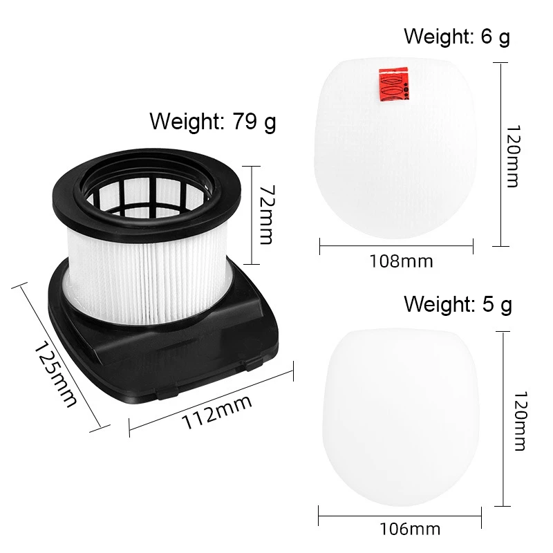 Adatto per aspirapolvere Shark IZ162H Haipa 362H 363HT 440H 462H 483H filtro accessori in cotone