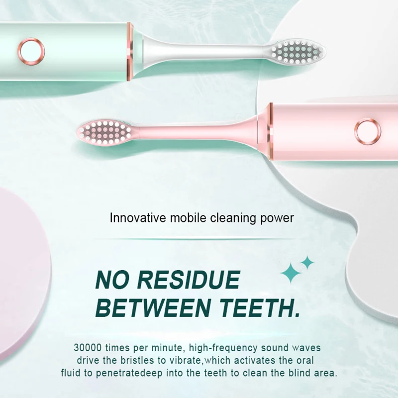 Sonic Electric Toothbrush 18 Gear Smart Timer USB Fast Charging Tooth Brush IPX7 Waterproof  Adult Ultrasonic Toothbrush J272