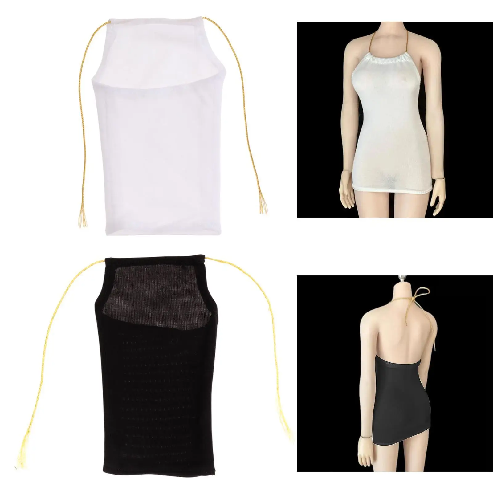 

1/6 Female Doll Clothes Tight Dress Clothing for 12 inch Action Figures