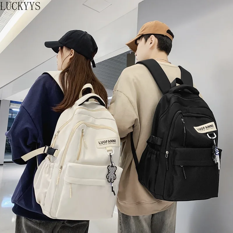 Men Women High Capacity Waterproof College Backpack Cool Girl Boy School Bag Lady Laptop Student Fashion Female Travel Book Bags