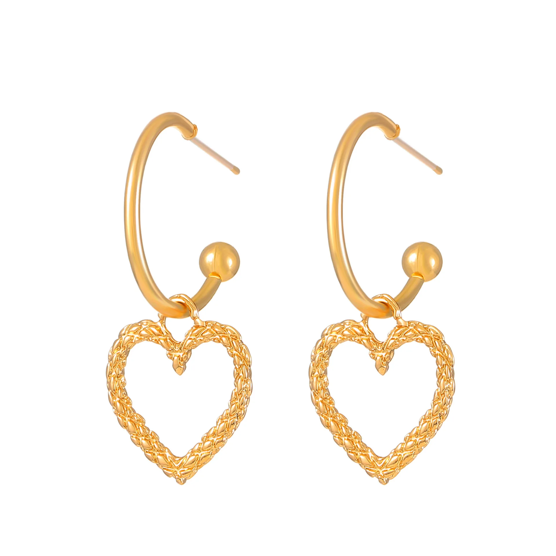 Vintage Fashion Blue Crystal Heart Drop Earrings For Women Jewelry 2026 Trending New Luxury Ocean Heart Zircon Earrings Brincos