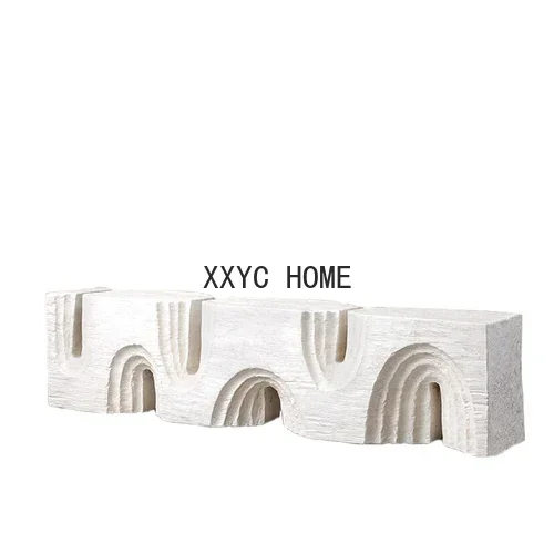 

Modern Outdoor Creative White Watergate Bench FRP Simple Shoe Bench