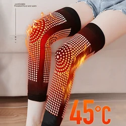 Knee Pads Set, 2 Pcs/set, 45 ° C Heat Therapy, Black, Polyester, Outdoor Sports, Winter Warmth, Knee Pads, Protective Gear
