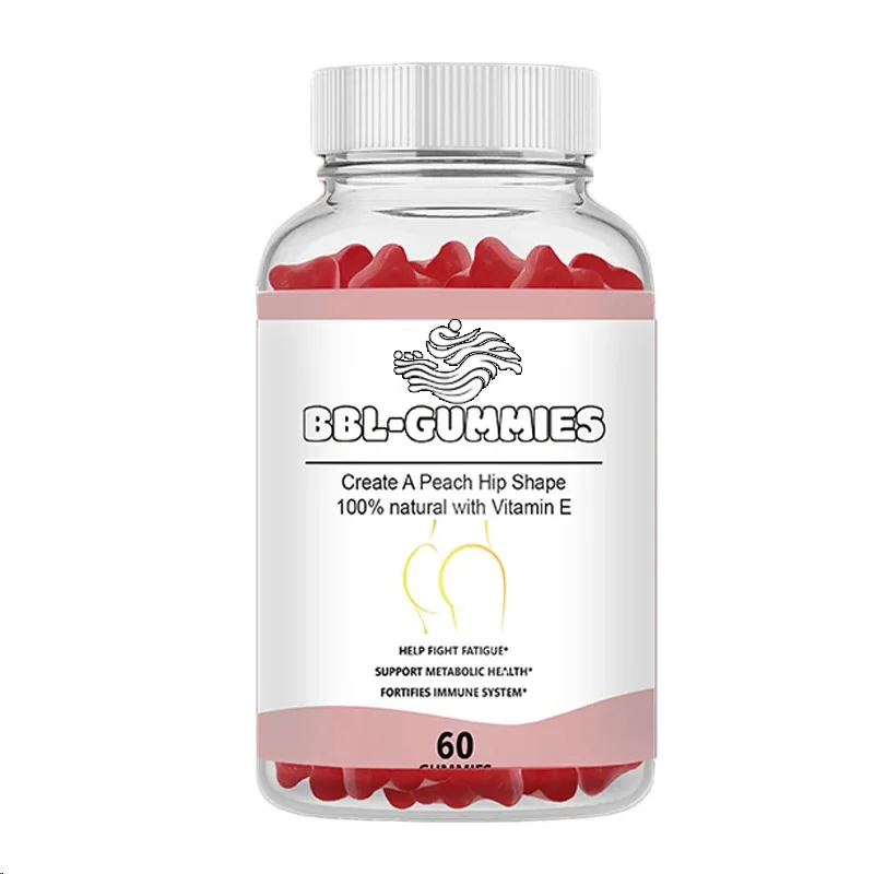 Best Natural Enhancement And Enlargement Of Female Buttocks With 60 Gummies For A Tight, Full, And Sexy Natural Buttocks