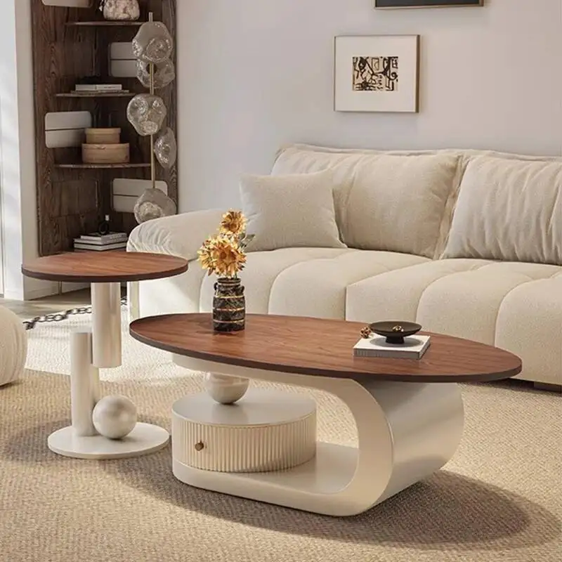Madeira moderna mesa de centro decoração luxo sala estar nordic mesa lateral simples e minimalista mesa auxiliar hall entrada móveis