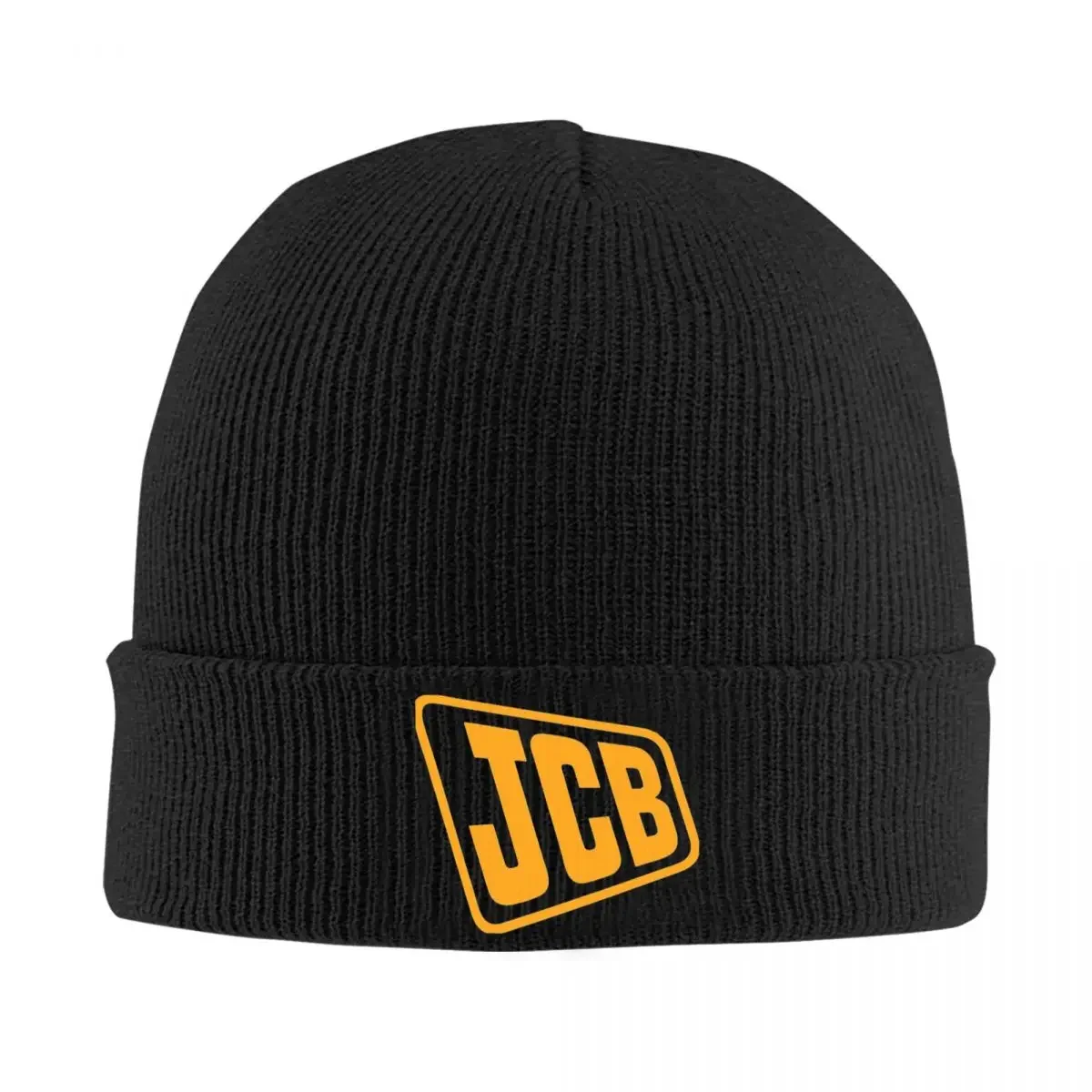 JCB Logo Knitted Hat Beanies Autumn Winter Hats Warm New Caps for Men Women