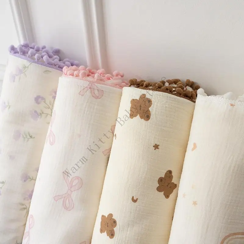 بطانية عربات الأطفال XXFE، منشفة قوية ماصة قابلة للتنفس، قماط لف لحاف الطفل #6