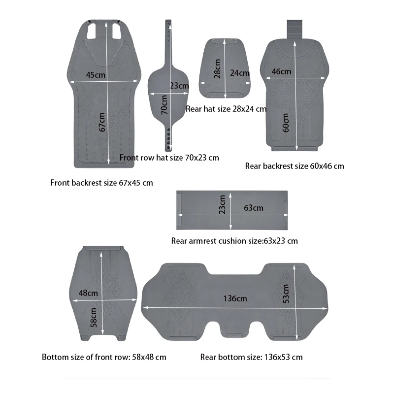 غطاء مقعد سيارة شامل لمرسيدس ، W203 ، W204 ، W205 ، W211 ، W212 ، W213 ، GLC ، GLK ، GLE ، EQC ، EQE ، EQB ، G Class ، ملحقات السيارات الداخلية #6