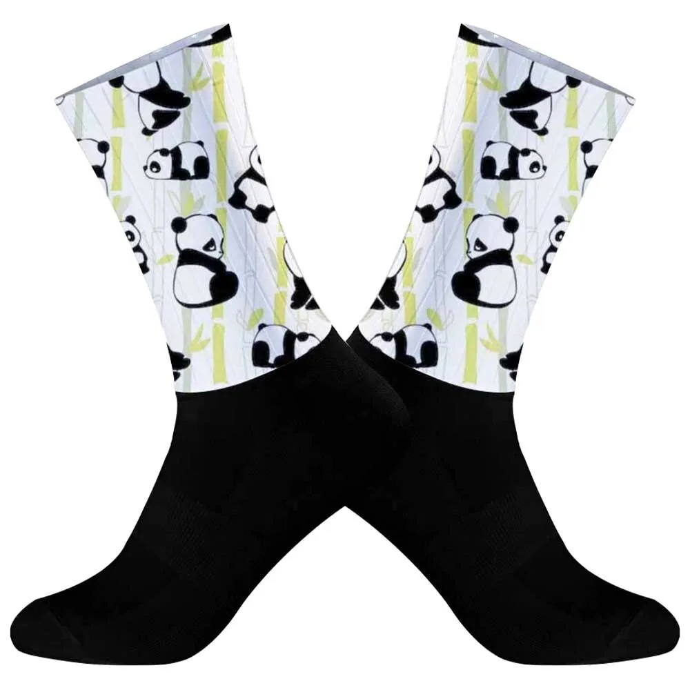 2024 New Seamless Anti Slip Cycling christmas Socks Outdoor Bike Compression Sport Socks Bike Aero Socks Road Bicycle Socks