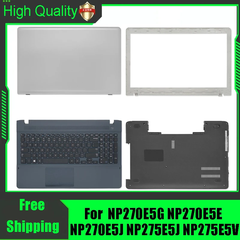 Para samsung np270e5g np270e5e np270e5j np275e5j np275e5v tampa traseira do portátil tampa superior moldura frontal palmrest caso inferior superior