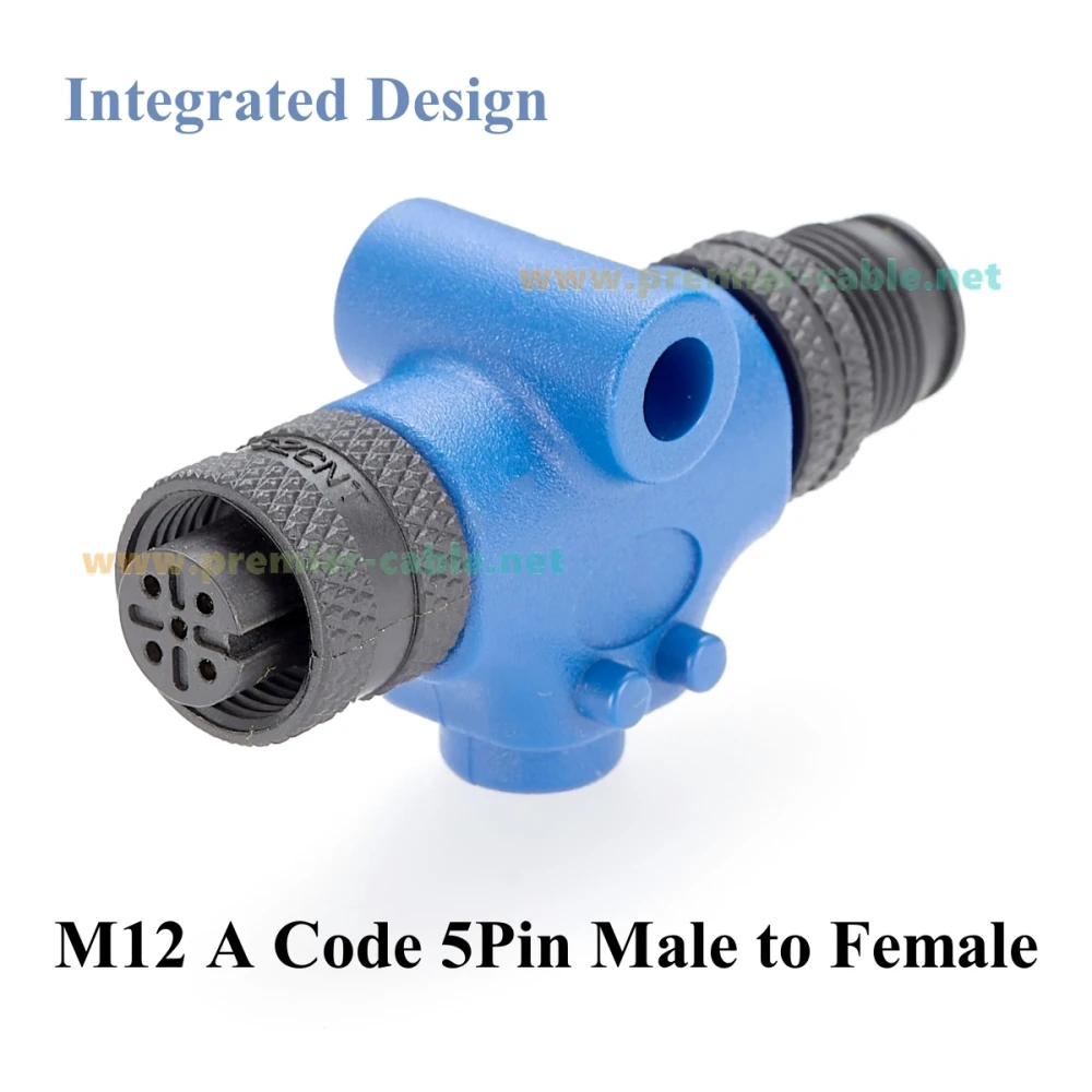 NMEA 2000 Inline-Terminator mit 120 Ohm IP67 Marine Micro-C M12 A Code 5-poliger Stecker auf Buchse-Adapter 010-11096-00, IT-CM-CF – Detail 3