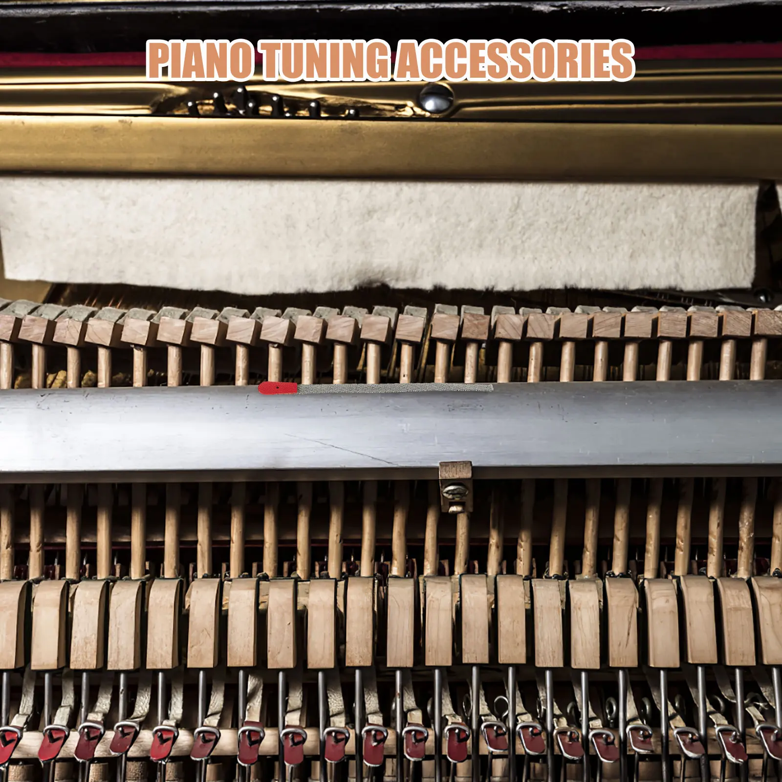 

90 Pcs Piano Tuning Strap Climbing Rope Medieval Instrument Repair Supplies Kit Cloth Parts Essential Accessory for Most Pianos