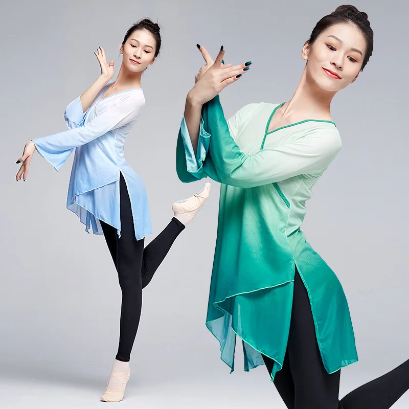 traje-de-danca-classica-feminino-crianca-roupas-de-bale-gradiente-gaze-topos-yoga-esporte-traje-dancas-folcloricas-chinesas-manga-queimada