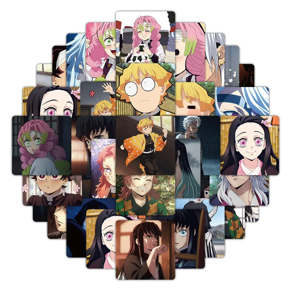 

10/59PCS Demon Slayer Cartoon Stickers Cool Anime Graffiti Decals Hot Blooded Comics DIY Laptop Guitar Car Bike Decoration Toys