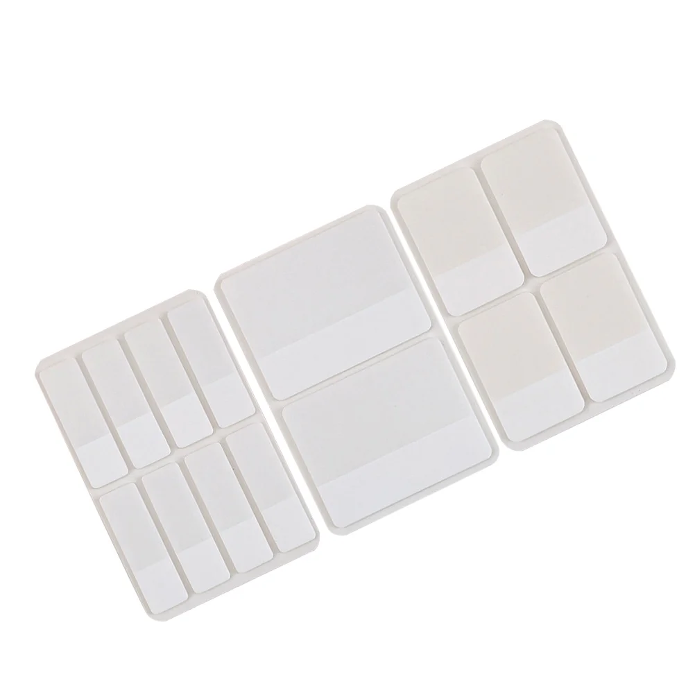 280 Pcs White Tabs 4x1.2cm 4x2.5cm Index Book Labels Practical Reading Strips Safe Material Students Office