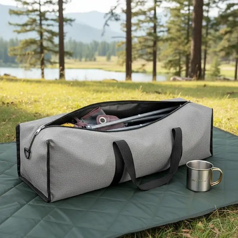 Mobile Oxford Cloth Storage Bag Waterproof Outdoor Luggage for Tripod Monopod Tent Convenient for Travel Camping Adventures