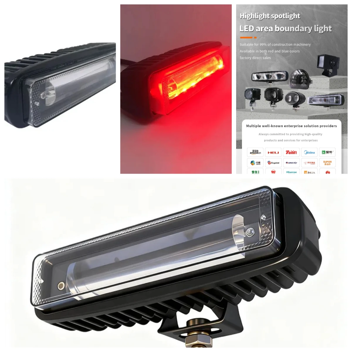 

Световой сигнал безопасности для вилочного погрузчика DC10-80V, 30 Вт, синий предупреждающий свет, 250 мм (5,5 дюймов), абсолютно новый.