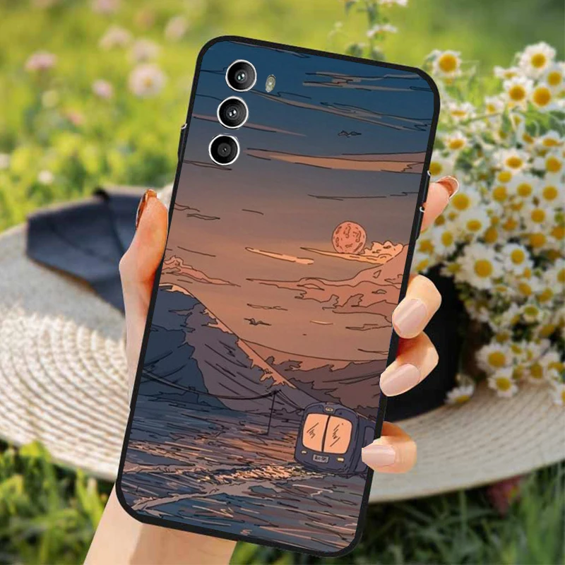 

Scenery Sky Moon Landscape Phone Case for Moto G84 G22 G32 G42 G52 G62 G53 G72 G60 G60S G100 G10 G20 G30 G13 G50 G 5G G Pure