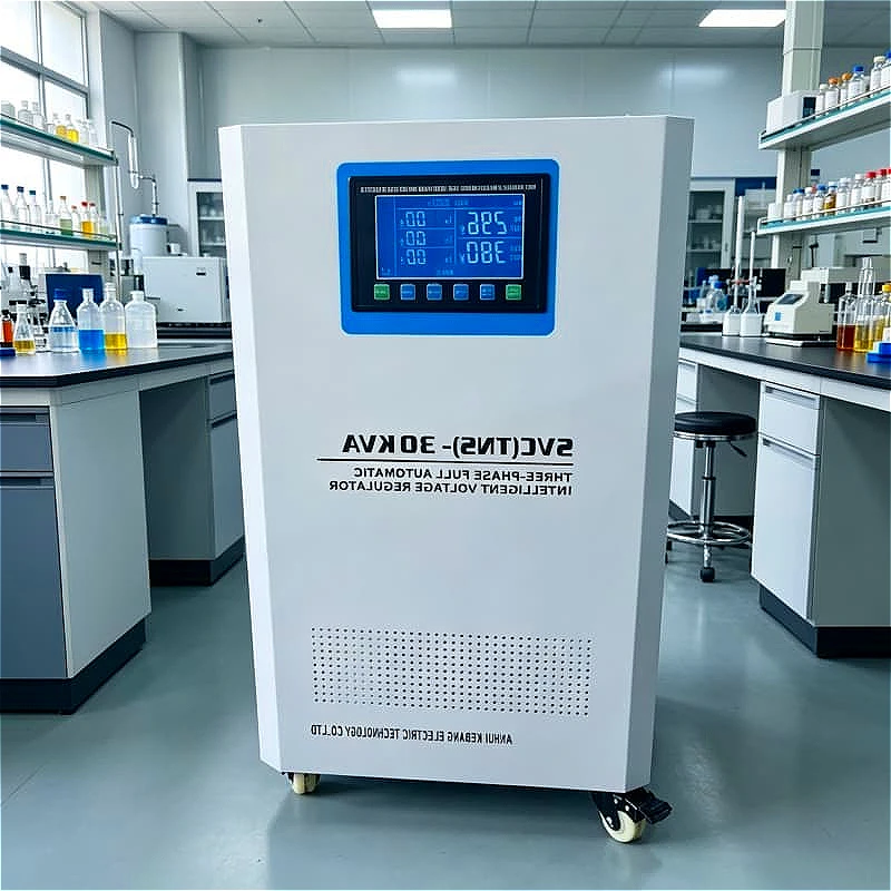 Relay Type Three Phase Voltage Stabilizer Wide Range 280 430V Automatic Cut Off Overload Protection Home Workshop Power Tools