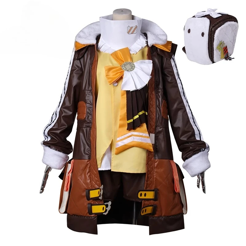 

Костюм для косплея Hook Game Honkai: Star Rail, коричневый, желтый костюм с париком, обувь на Хэллоуин, карнавал, милый наряд для девочек по индивидуальному заказу