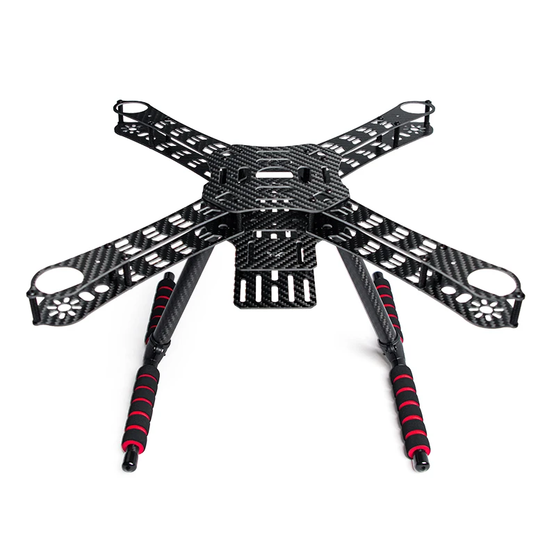 FLYROUN J380 Quadrotor Multi-Axis UAV Racing Frame 380MM Carbon Fiber Center Board Open Source Fall Resistant for 8/9/10 Inch