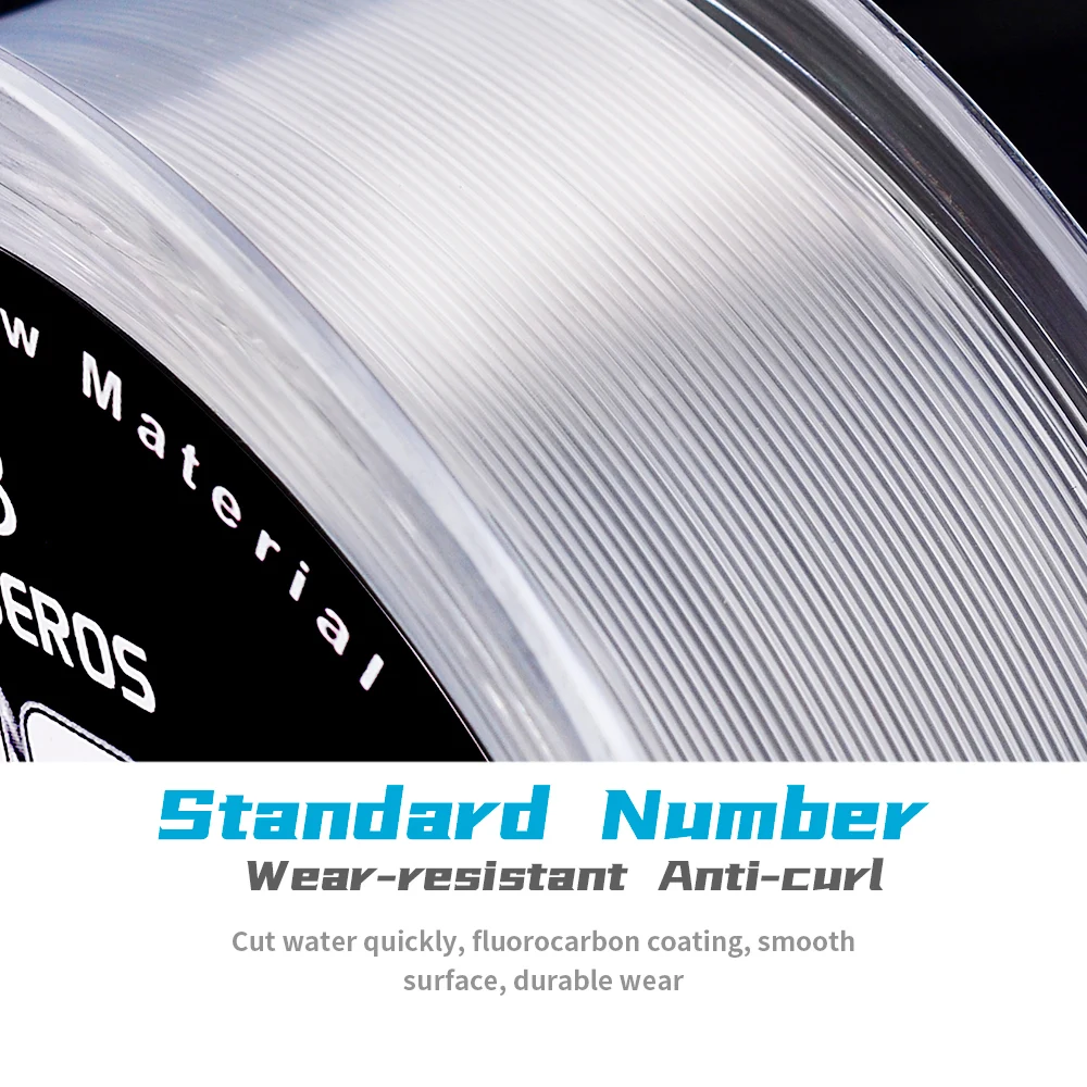 PROBEROS 300/500M Fluorocarbon Angelschnur: Nylon-Kohlefaser-Softleader für sinkende Schnüre & Fliegenfischen – Detail 6