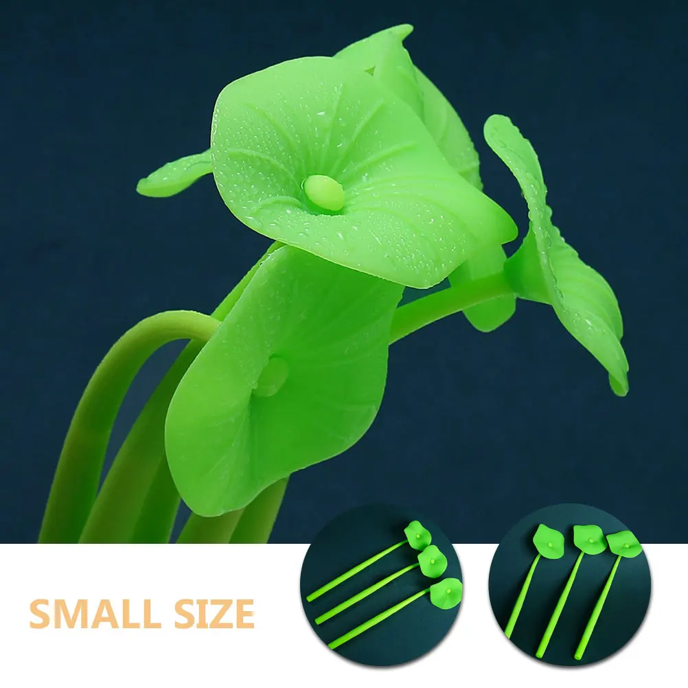 

5 Pcs Lotus Leaf Gel Pens Cute Stationery Portable Writing Sign Pens for Girls School Accessories Students Writing Tools