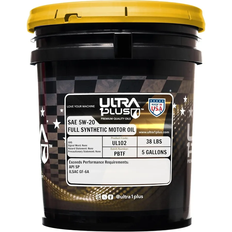 

SAE 5W20 Full Synthetic Motor Oil API SP ILSAC GF6A for HighPerformance Vehicles in Extreme Temperatures LongLasting Engine Pro