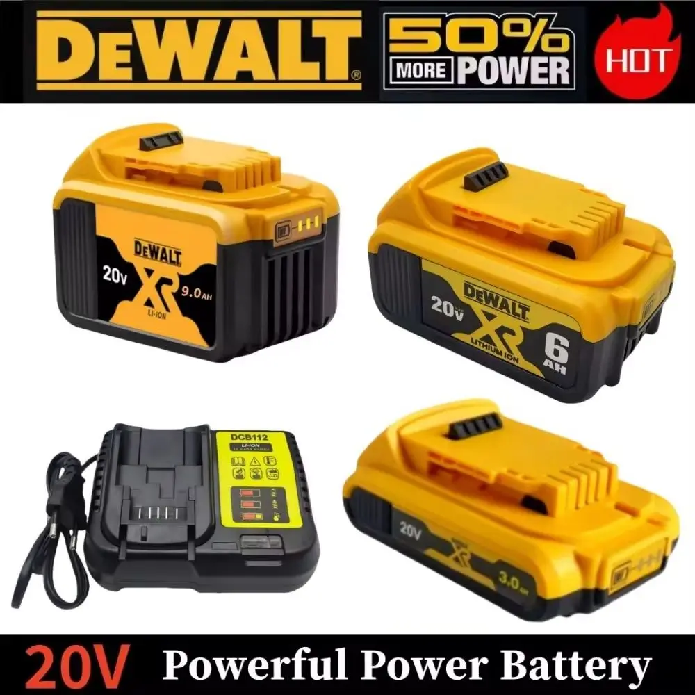 Genuine DeWALT Battery 20V 6Ah 5Ah 9Ah MAX FlexVolt for DCB609 DCB205 DCB206 DCB182 Power Tool Screwdriver Li-ion battery