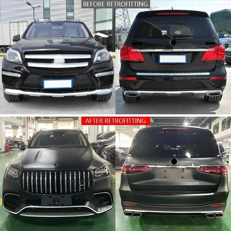 Dream Garage GL X166 GLS X166 2012-2019 Upgrade GLS X167 New Condition Front Bumper Rear Bumper Hood Tailgate Suitabie For