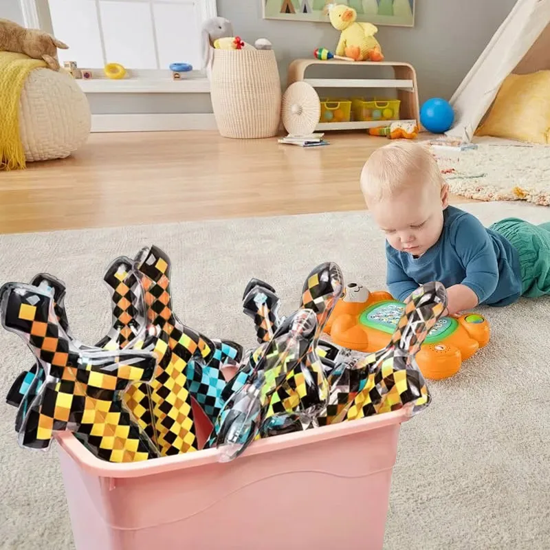 Inflatable Pixel Sword Toy Reusable Washable Decorative Prop Colorful Themed Party Home Wall Decoration Photo Booth Accessory