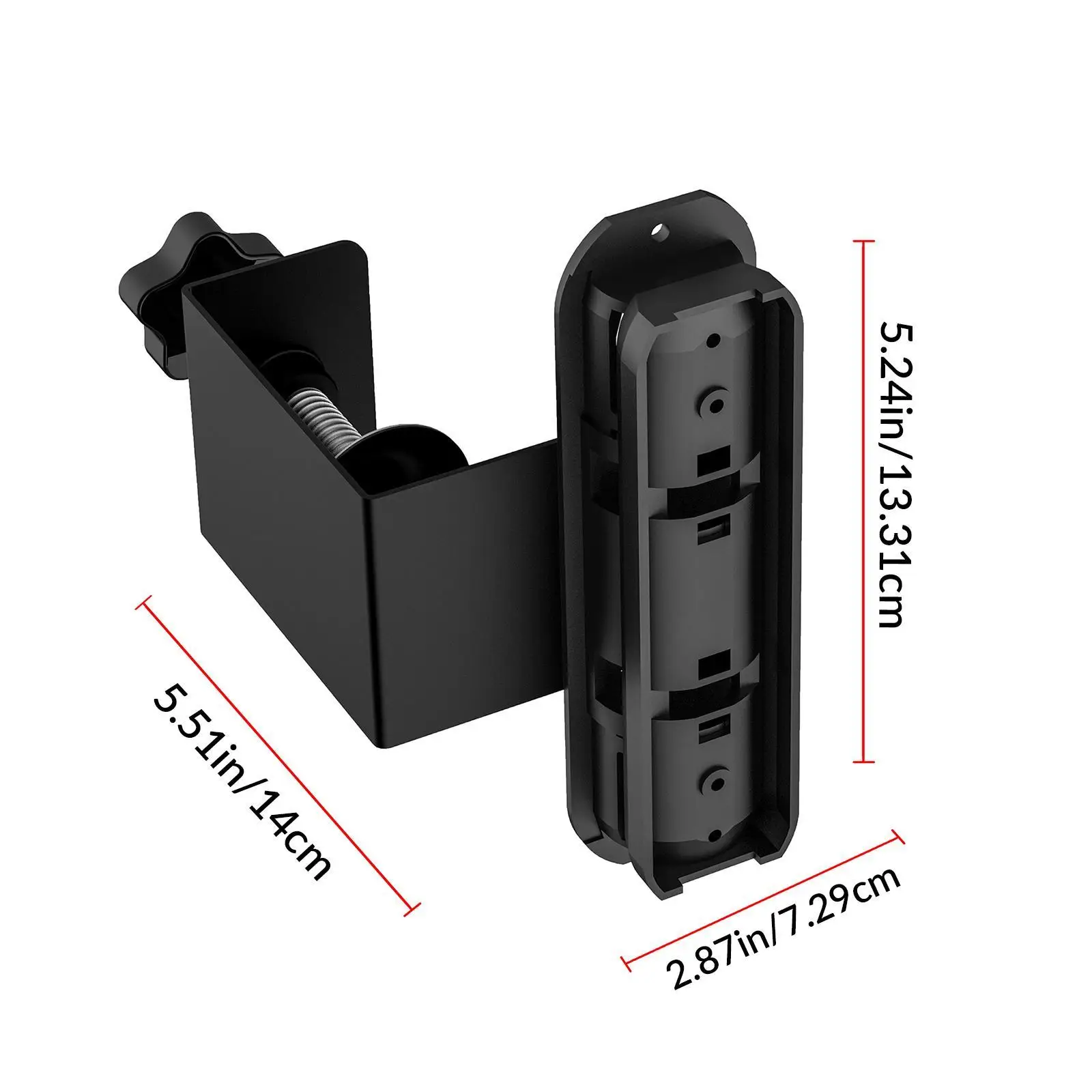Suporte de capa protetora para campainha, acessórios ajustáveis sem broca para casa