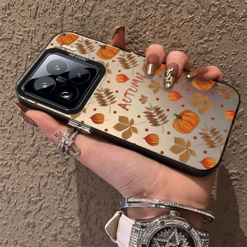 حافظة أوراق القيقب بلوري لهاتف Xiaomi Mi 15 14 14T 13 13T 12 12 12T 12X 12S 11 Lite POCO F6 F5 X6 X5 X3 M6 Pro 5G 4G غطاء أكريليك