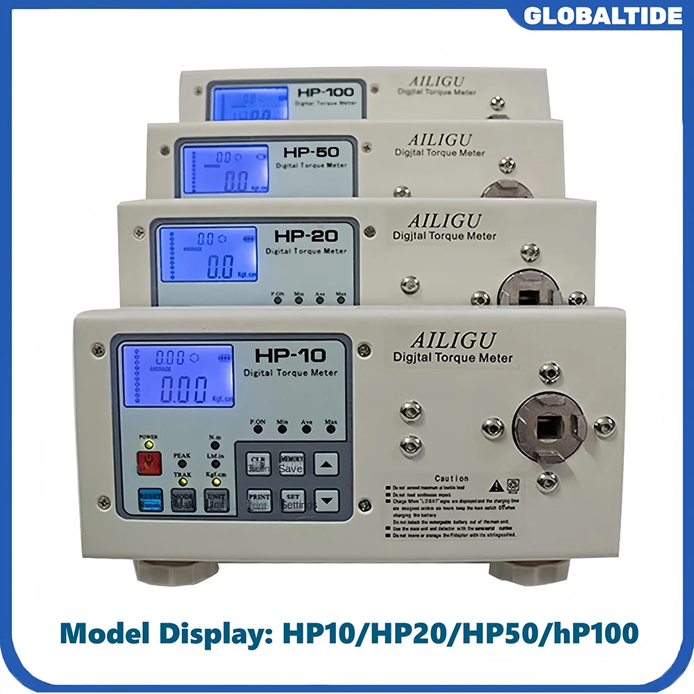 HP100 HP50 HP20 HP10 Digital Torque Meter 1-100N.M Motor Performance Torgue Tester Electric Screwdriver Batch High Precision