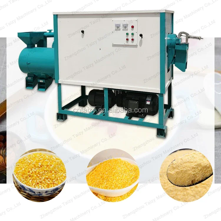 machine for wet grinding and sieving corn maize corn flour making machine