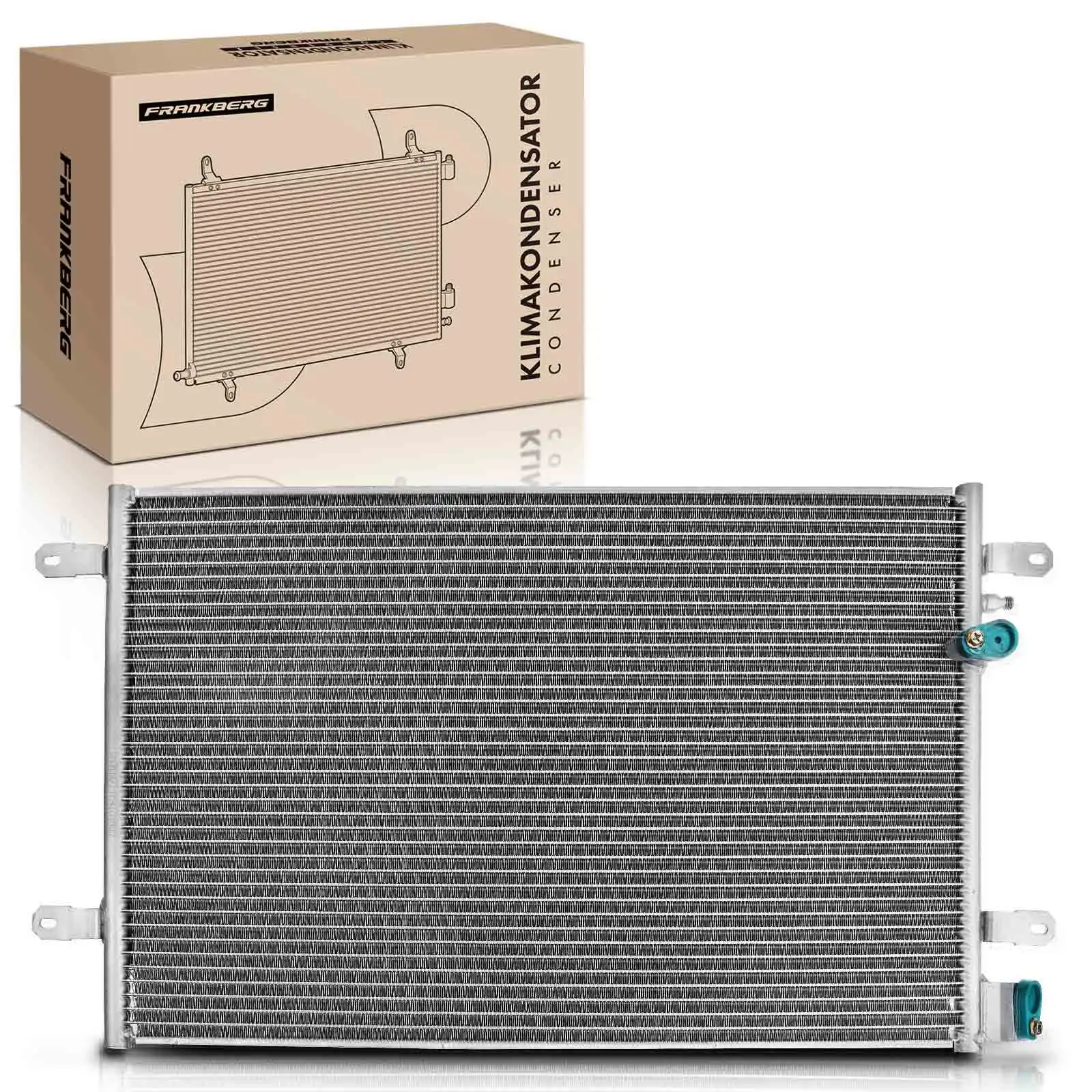 Frankberg 1x Kondensator Klimaanlage für Audi A6 4F2 C6 A6 Allroad 4FH A6 Avant 4F5 2.0L 5.2L 4F0260403Q 4F0260403P 3424