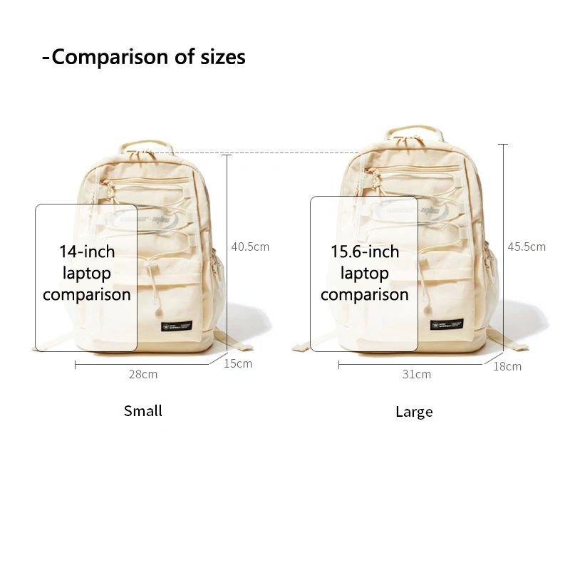 Backpack Simple Large Capacity Travel Backpack Casual School Bag Lightweight Multifunctional Backpack