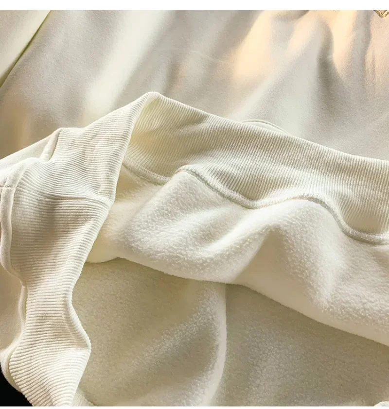 Letter Print Women's Gothic Hoodies Women Men Autumn Winter Hoodie With Chain Long Sleeve Pullover Hooded Korean Sweatshirt Y2k