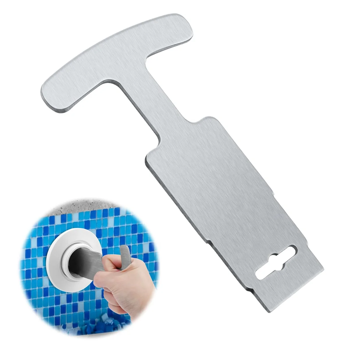 Supernew  Pool Plug Removal Tool, Pool Eyeball Seat Removal Tool with Handle Grip, for Hayward Pool and Spa Return Fitting