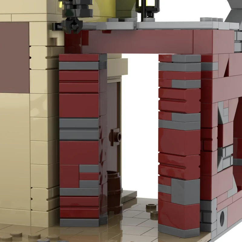 1389pcs Moc Diagons Alley Architecture The Leaky Cauldron Modularity Building Blocks Houses Assembly Bricks Toys Kids Gifts