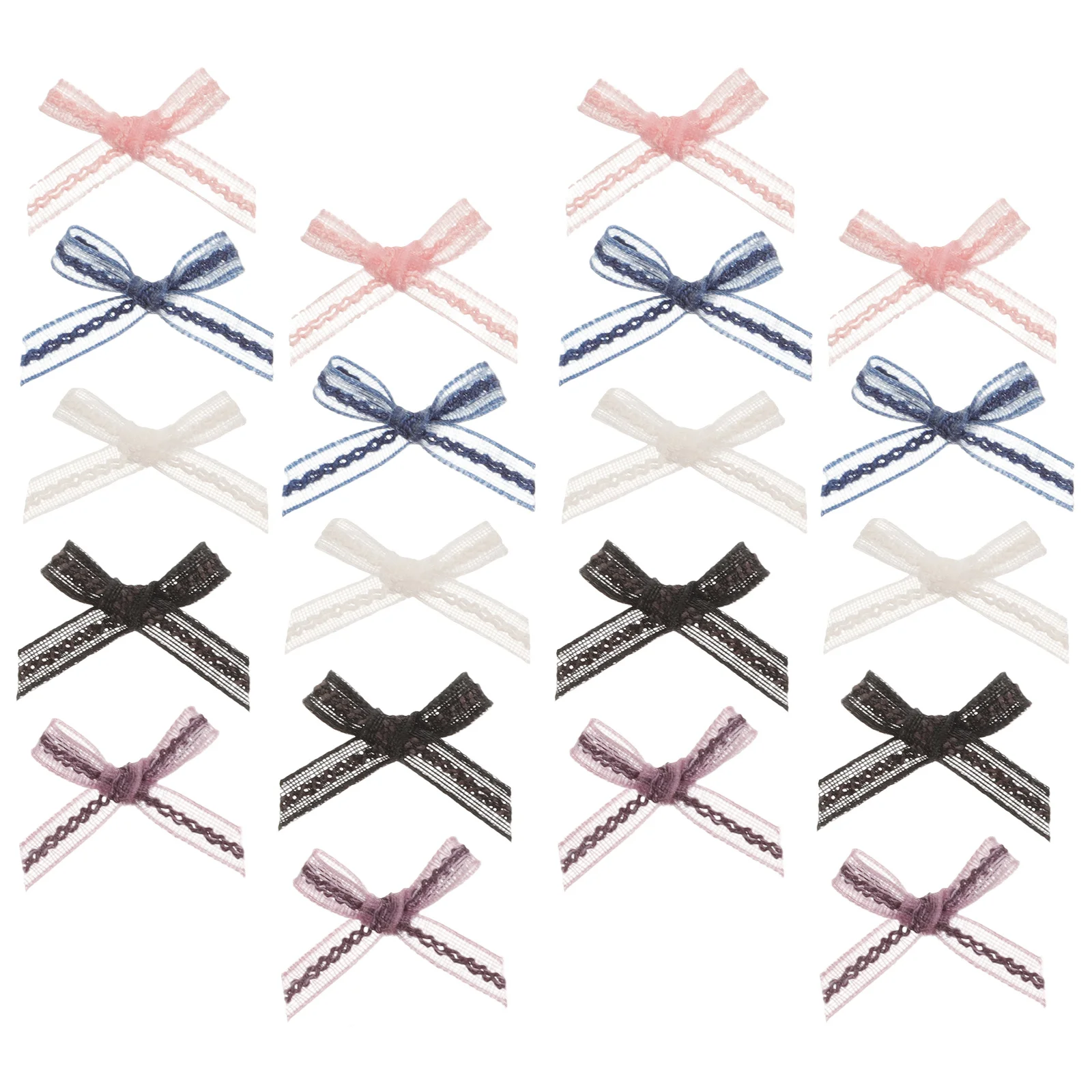 

50Pcs Mini Bowknot Decor Yarn Bows for Crafts DIY Gift Wrapping Hair Accessories Tiny Bows Mini Bowknot for Crafts
