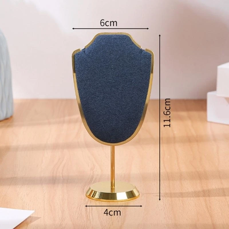 

Elegant Metal Jewelry Holder Sturdy Display Rack for Desk or Vanity Organization