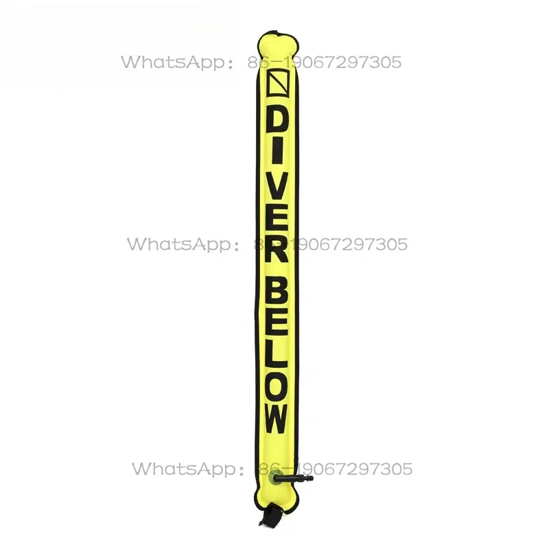 Back Flight Jacket BCD with SMB 1.1m * 12cm Closed Nylon Diving Geodesic Buoy