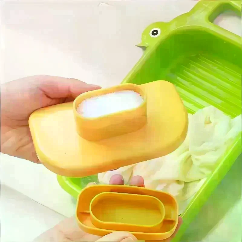 Household Cartoon Crocodile Roller Dormitory Hand Wash Underwear Multifunctional Non-slip Washing Board Washboard