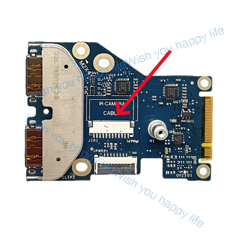 L... New USB IO Board HDQ53 LS-L65BP For Dell Alienware M15 R7 Laptop 0DKM5M DKM5M