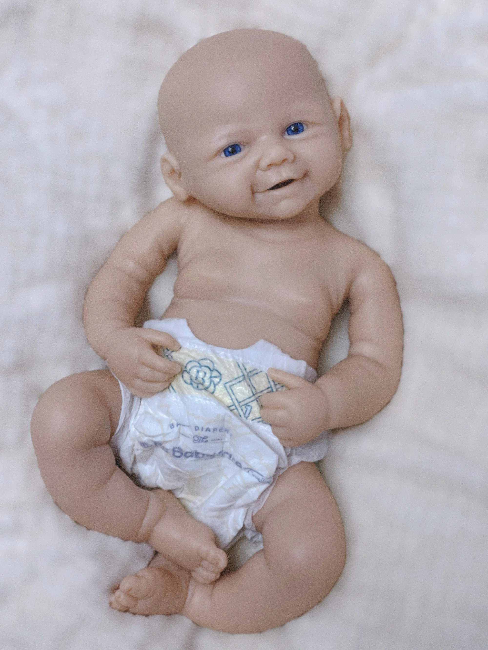 18Inch Reborn Doll Girl Vivienne Can Open Mouth Unpainted Full Body Soft Silicone Reborn Doll Toys For Kid's Gifts Reborn Baby