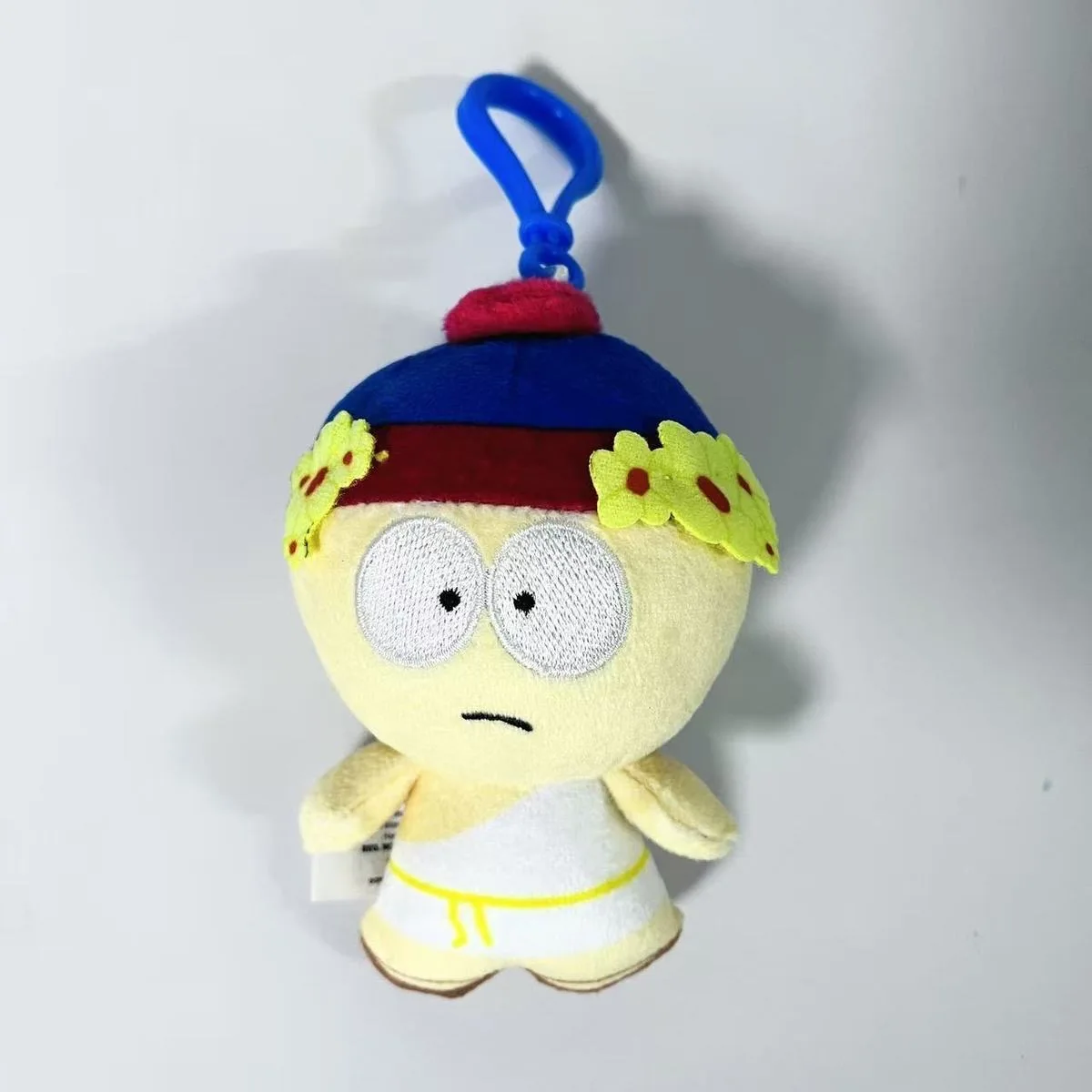 New Cute Anime South Park Stan Plush Keychain Chains Small Pendant Kids Stuffed Toys For Children 12CM