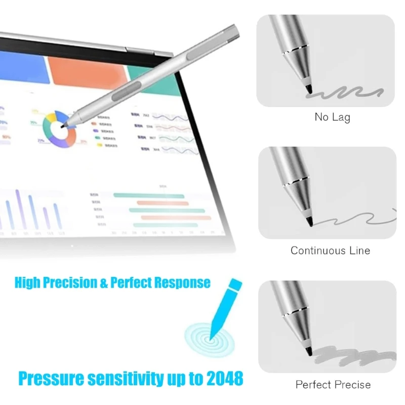 Digital Writing Pen with Active Input, Two-Part Side Button Control, and Pocket Clip for X2 1013 G3 Handwriting, Markups, 896C