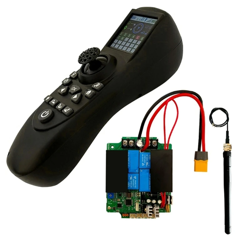 One-Hand Transmitter 12V 24V Large Power Receiver RX40G Wireless Remote Control B36A